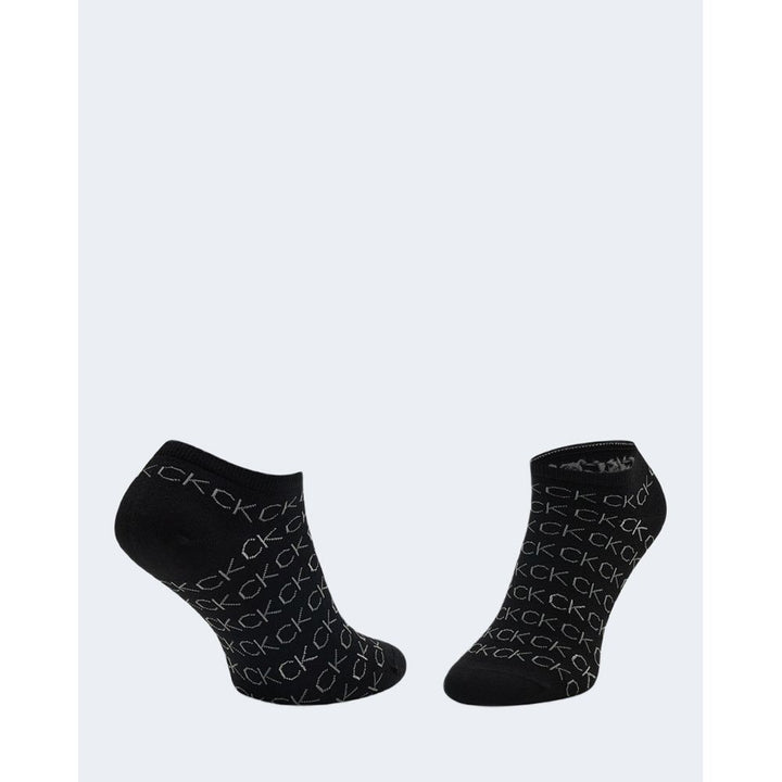 Calvin Klein – Schwarze Strumpfhose und Socken aus Baumwolle