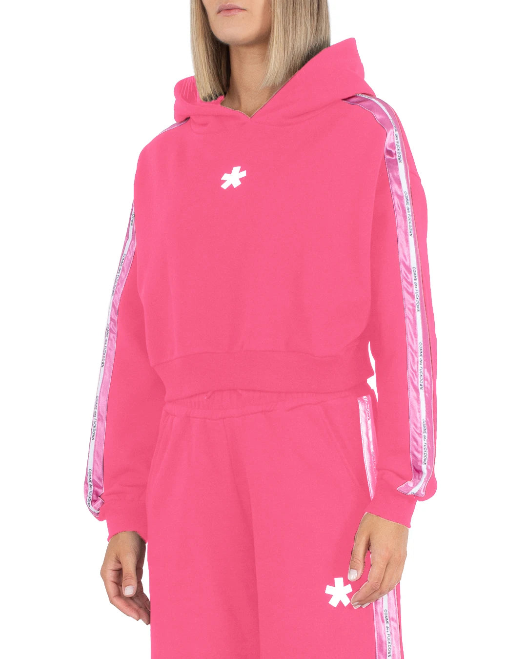Comme Des Fuckdown Sweatshirts Fuchsia Woman