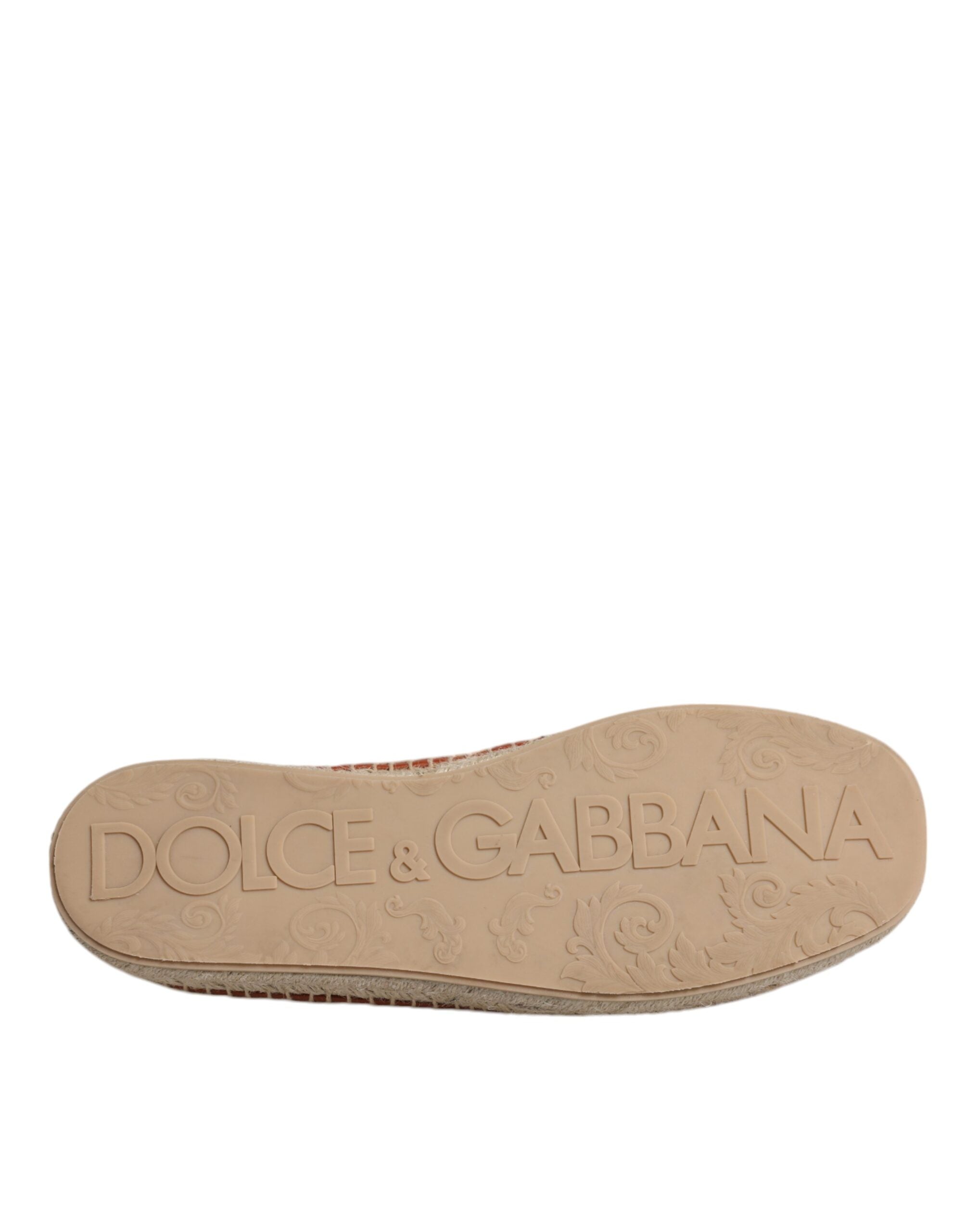Dolce &amp; Gabbana Espadrilles aus gewebtem Leder in Kastanienbraun für Herren