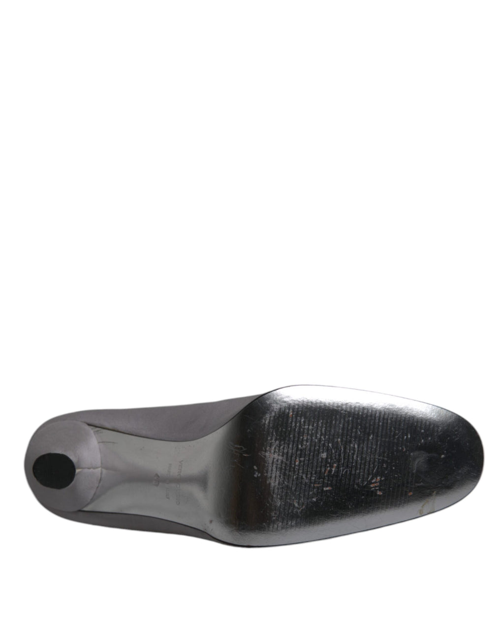 Dolce &amp; Gabbana Graue Pumps aus Wildleder mit hohem Absatz