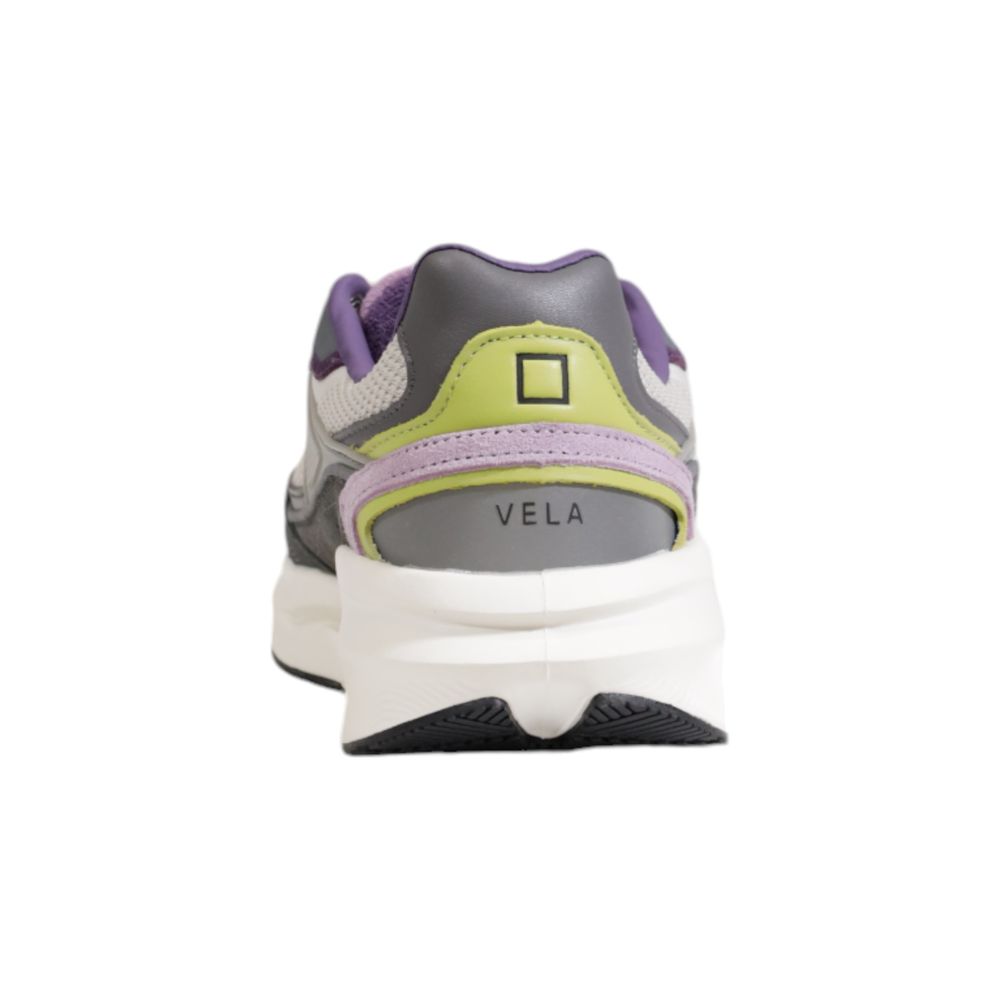 DATE Grauer Stoff-Sneaker