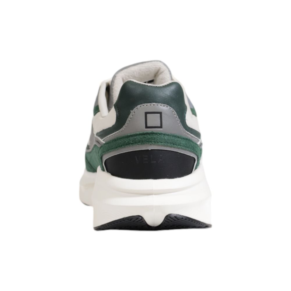 DATE Grüner Ledersneaker