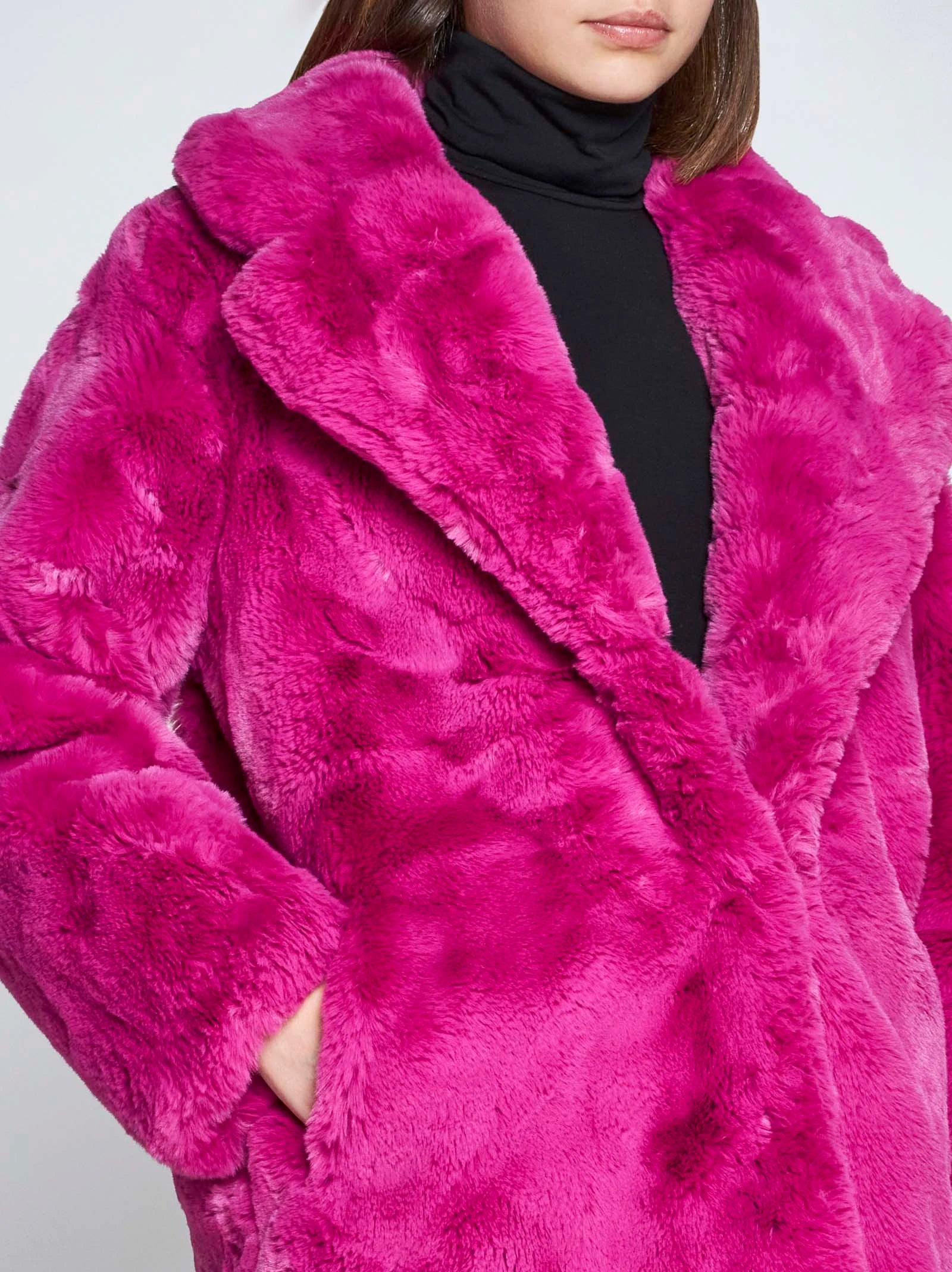 Apparis Eco-fur Pink Woman