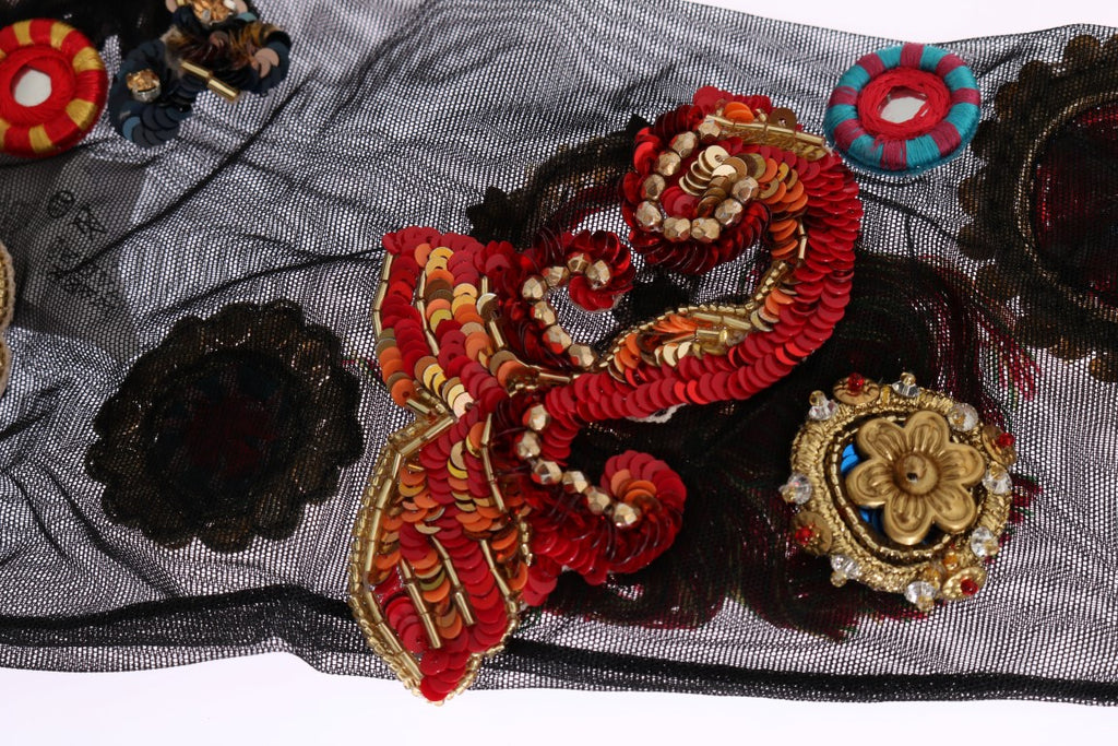 Dolce &amp; Gabbana Elegante Strümpfe mit Kristallverzierung