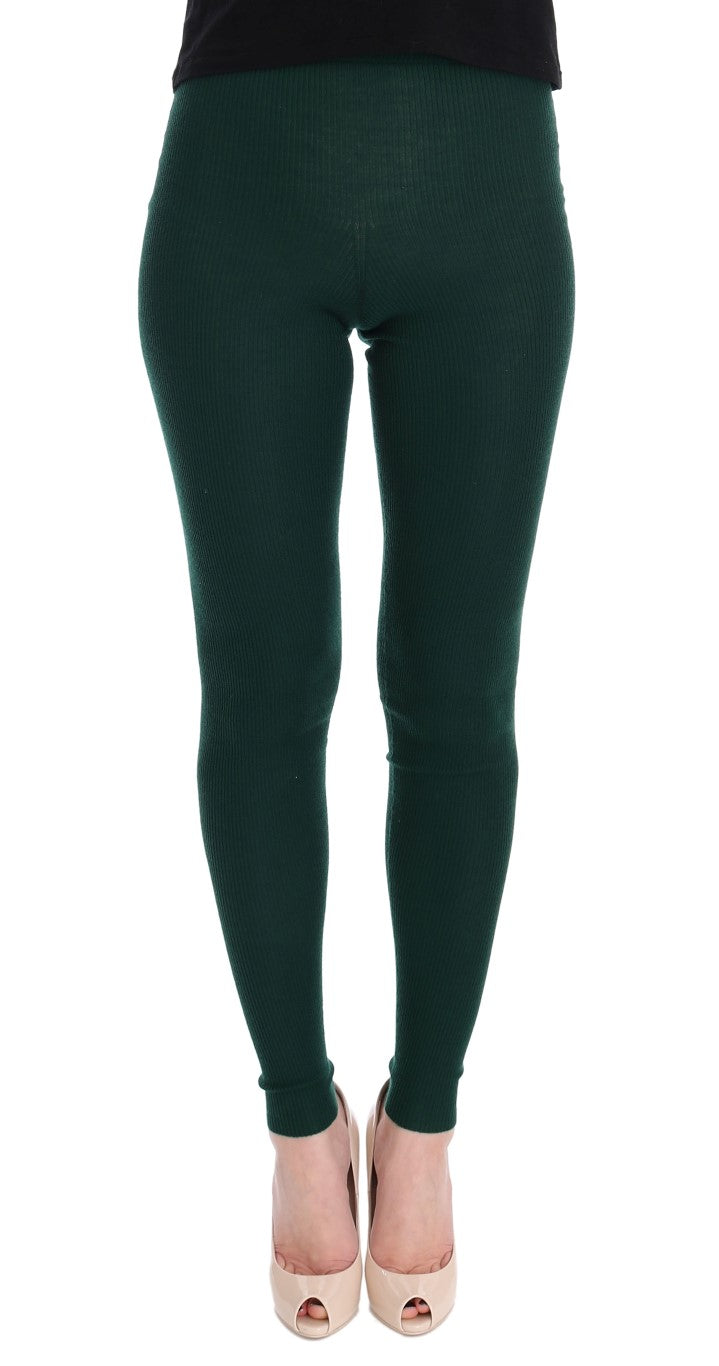 Dolce &amp; Gabbana Elegante Strumpfhose aus Kaschmir mit hoher Taille