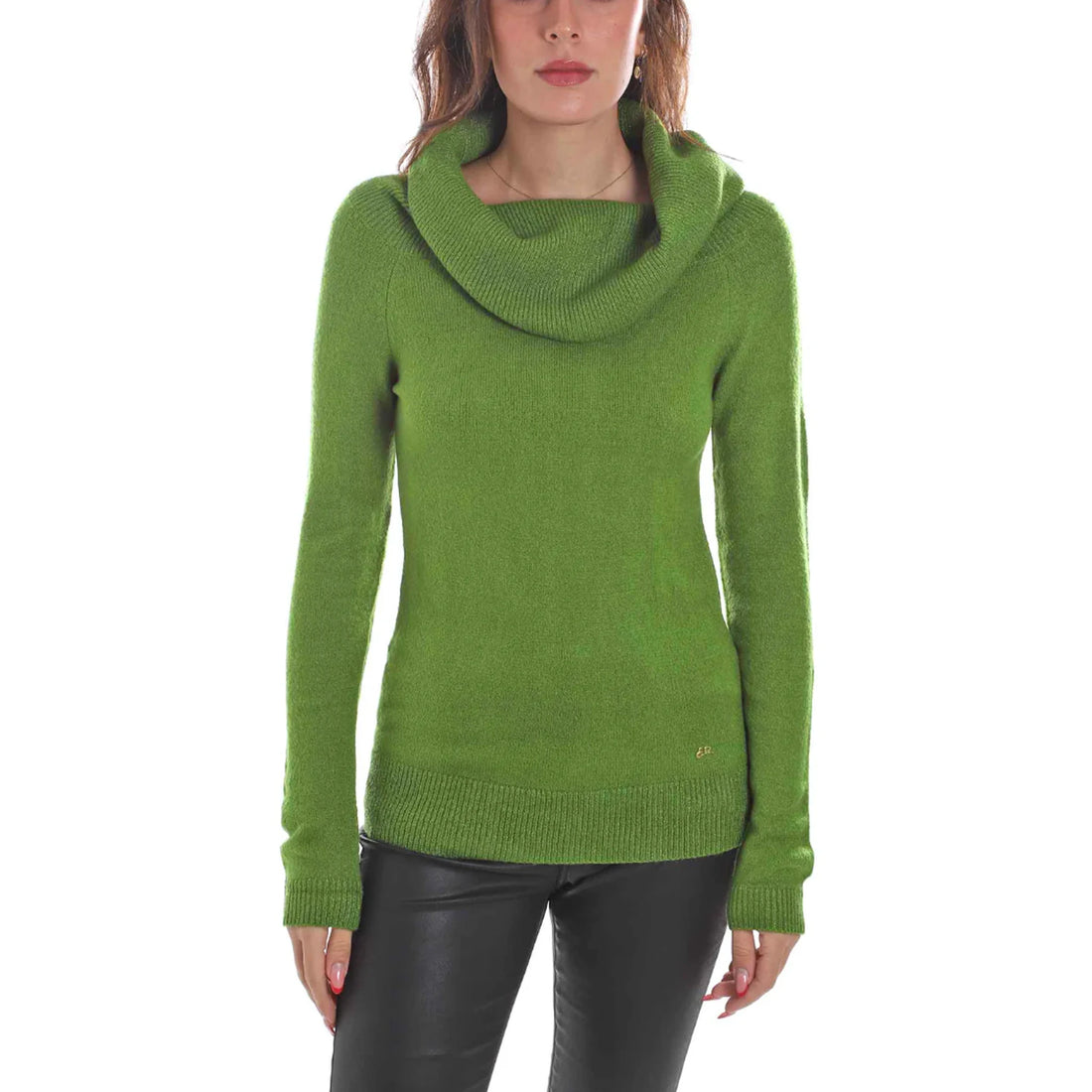 Yes Zee Sweaters Green Woman