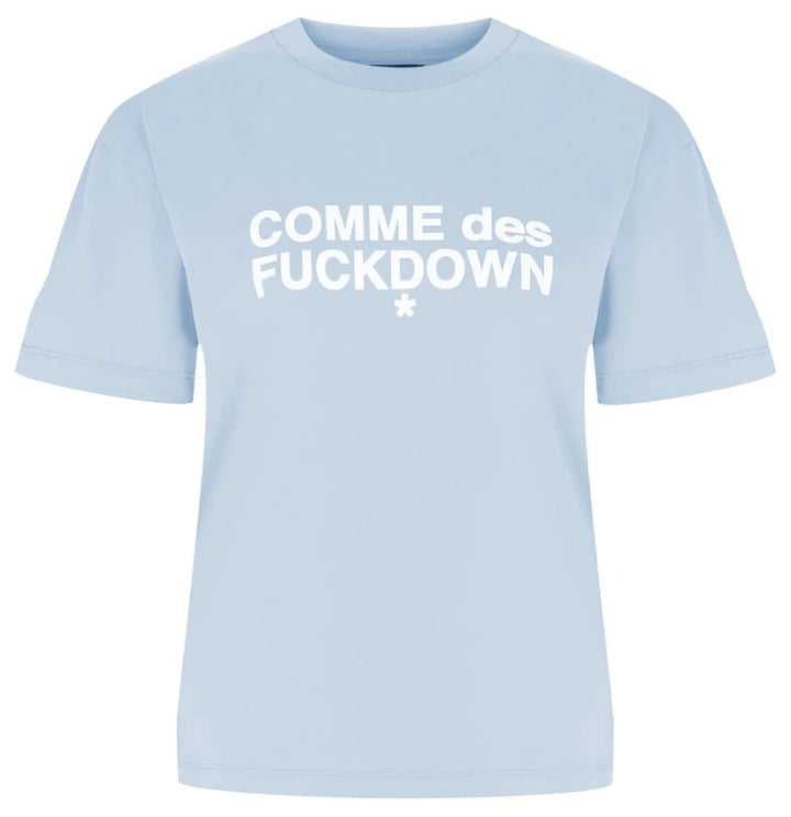 Comme Des Fuckdown T-shirt & Top Light Blue Woman