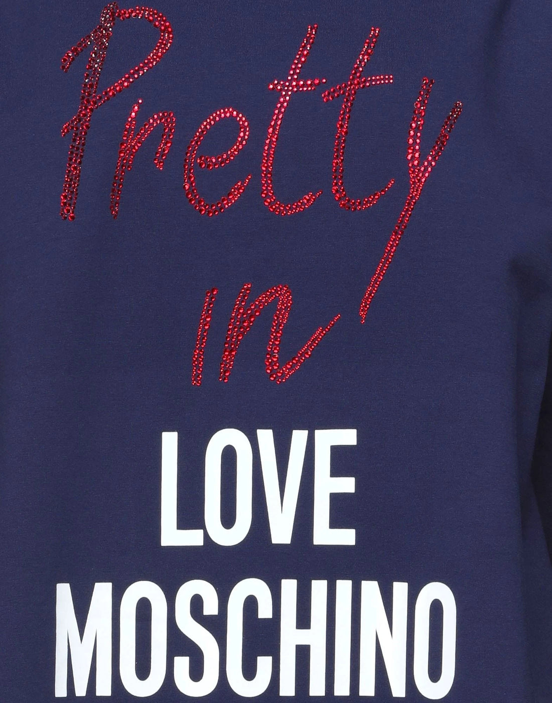 Love Moschino Dress Blue Woman