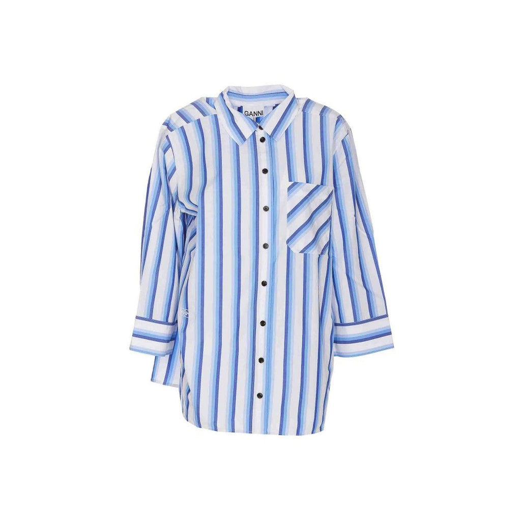 Ganni Cotton Striped Shirt – Siebentaschen