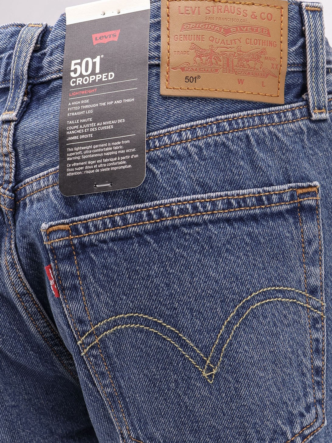 Levi's 501 cropped jeans