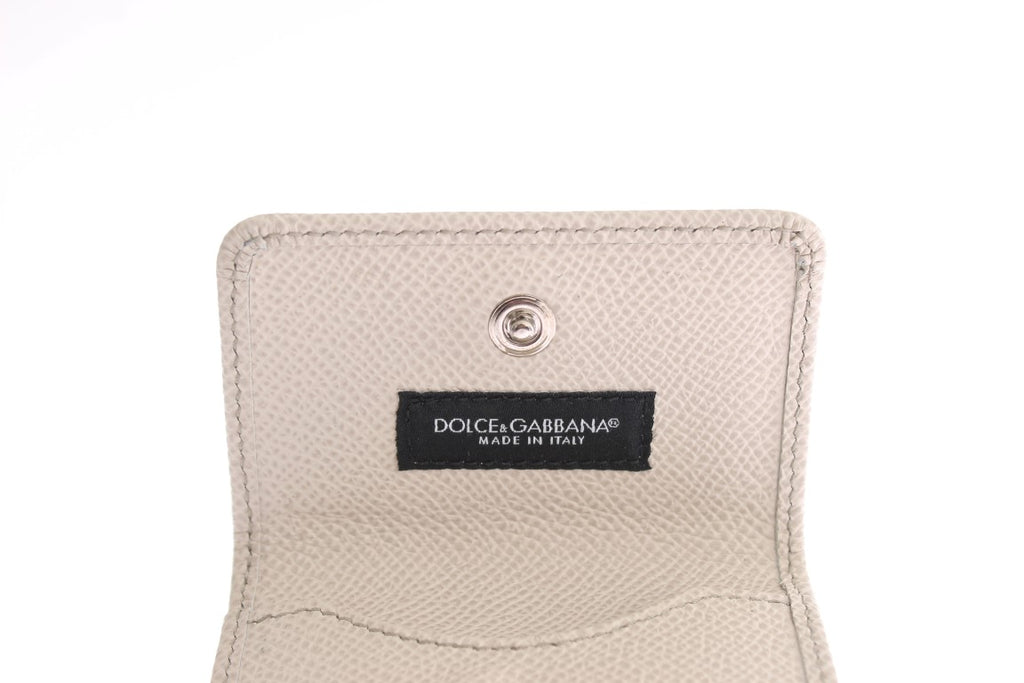 Dolce &amp; Gabbana – Elegante Kondomhülle aus weißem Leder
