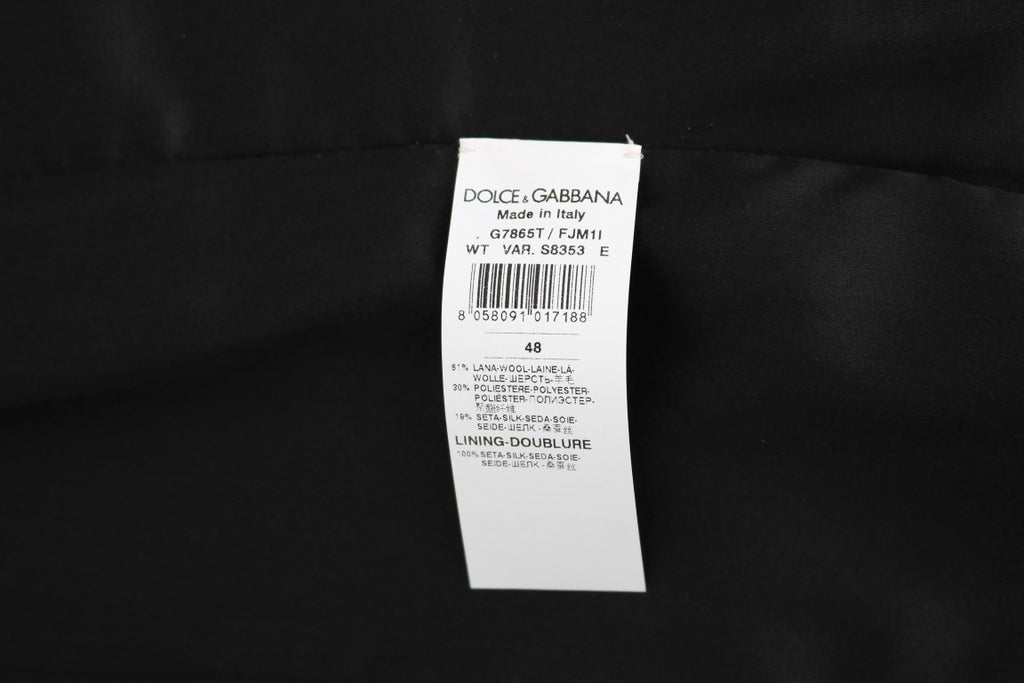 Dolce &amp; Gabbana – Elegante schwarze Weste mit Polka Dot-Muster