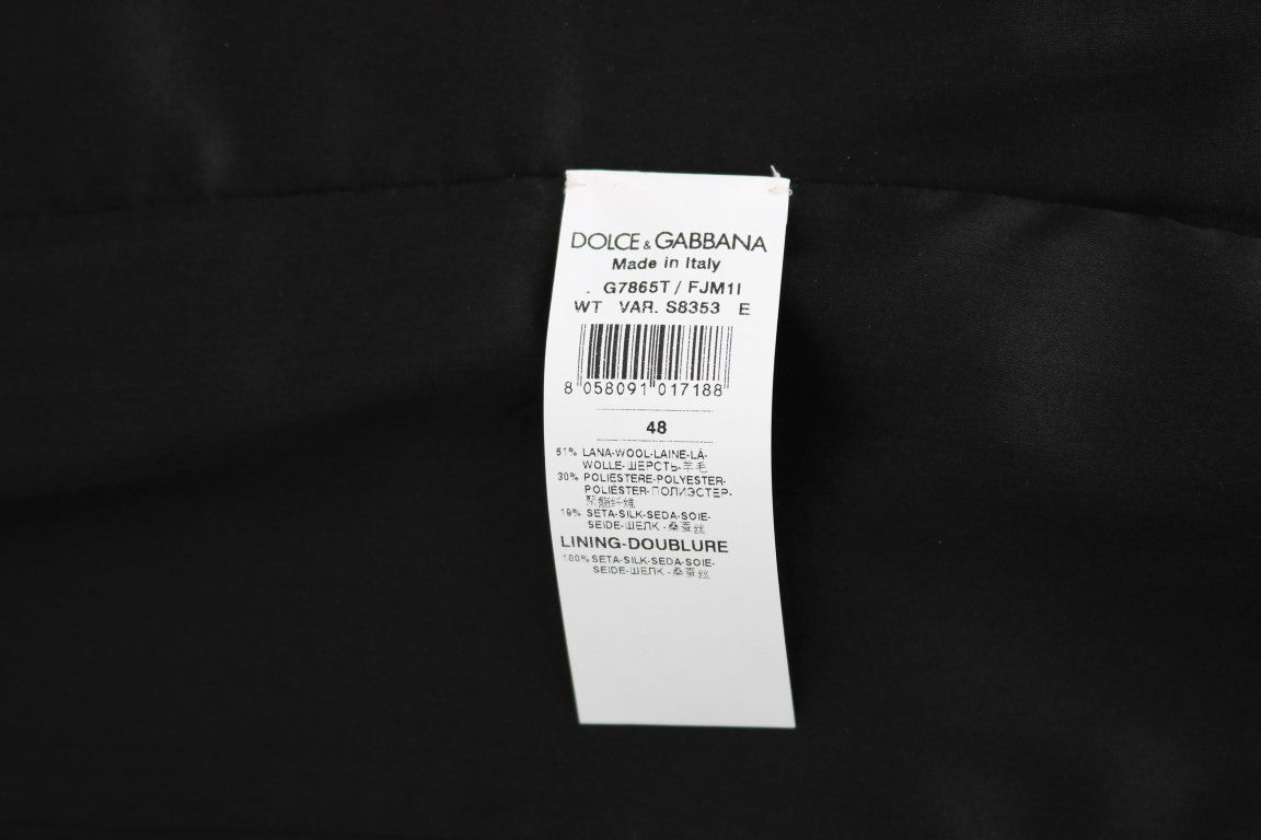 Dolce &amp; Gabbana – Elegante schwarze Weste mit Polka Dot-Muster