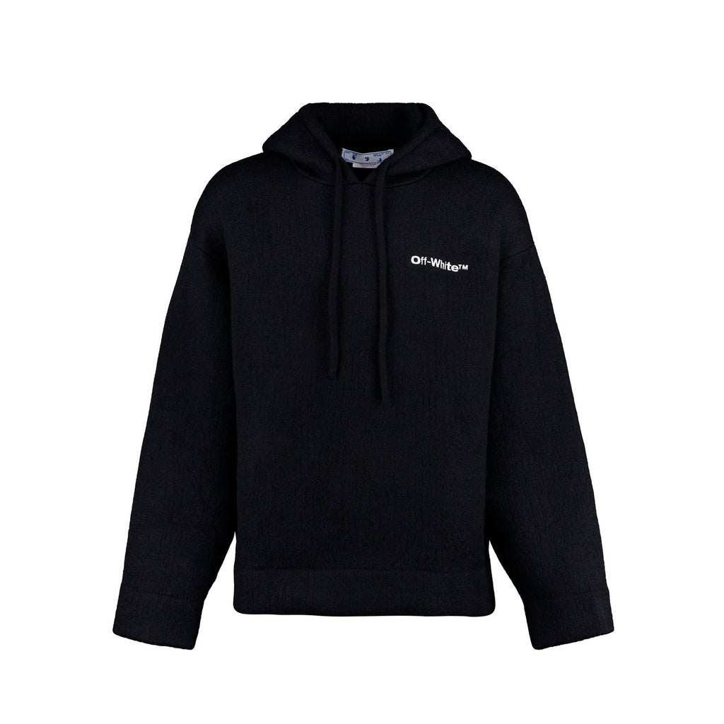 Off-White Knitted Hoodie – Siebentaschen