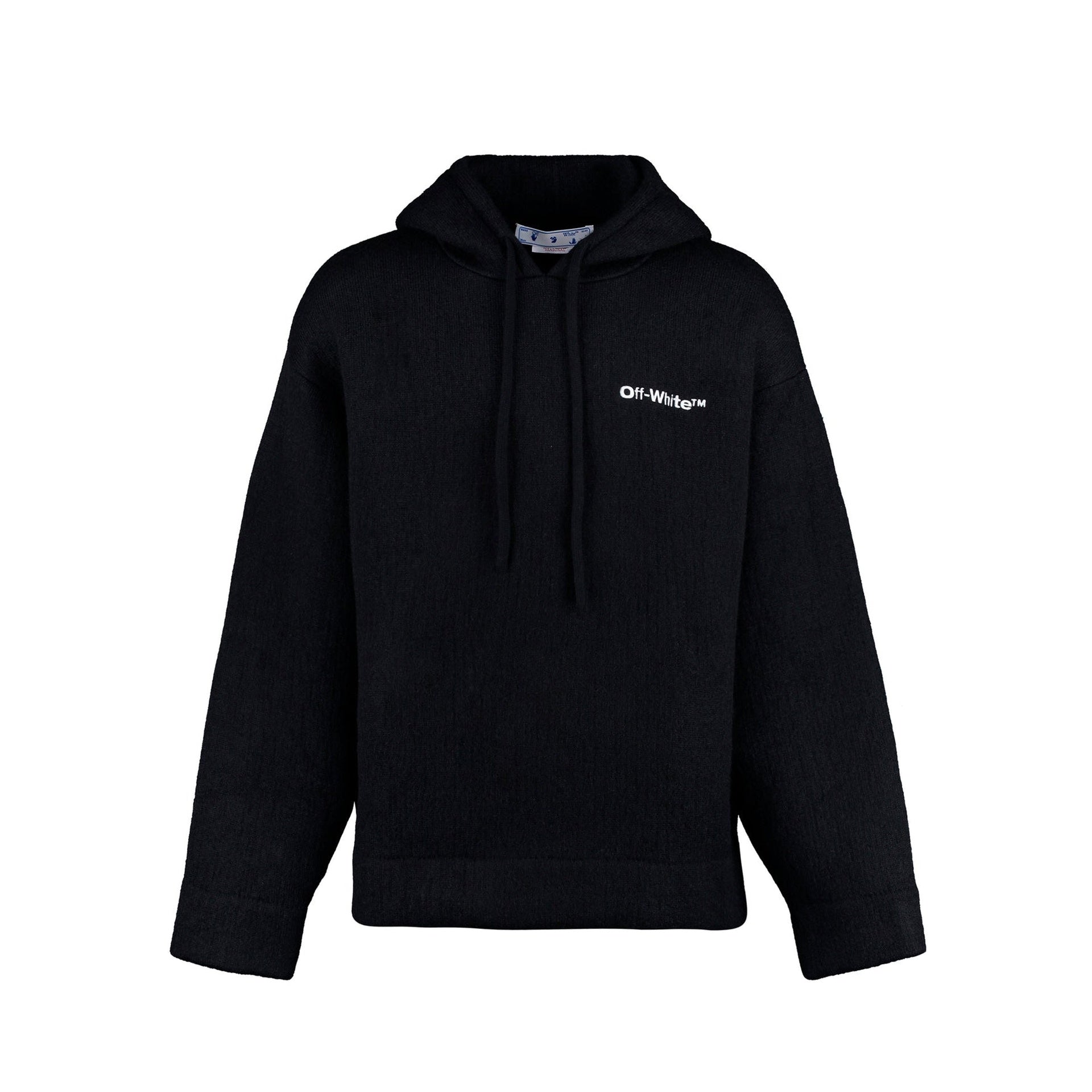 Off-White Knitted Hoodie – Siebentaschen