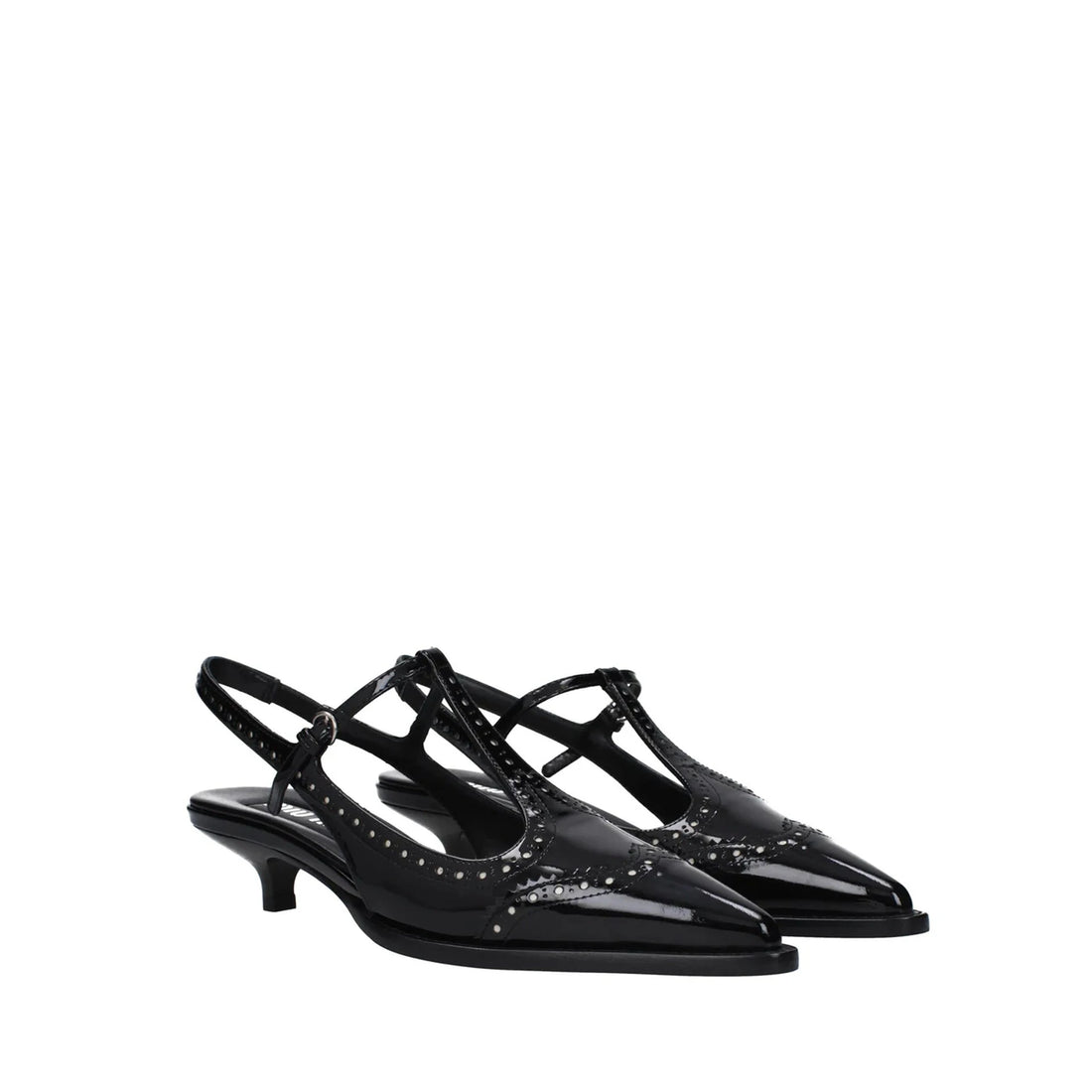 Miu Miu Leather Slingback Pumps