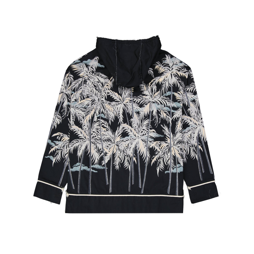 Palm Angels Hooded Printed Shirt – Siebentaschen