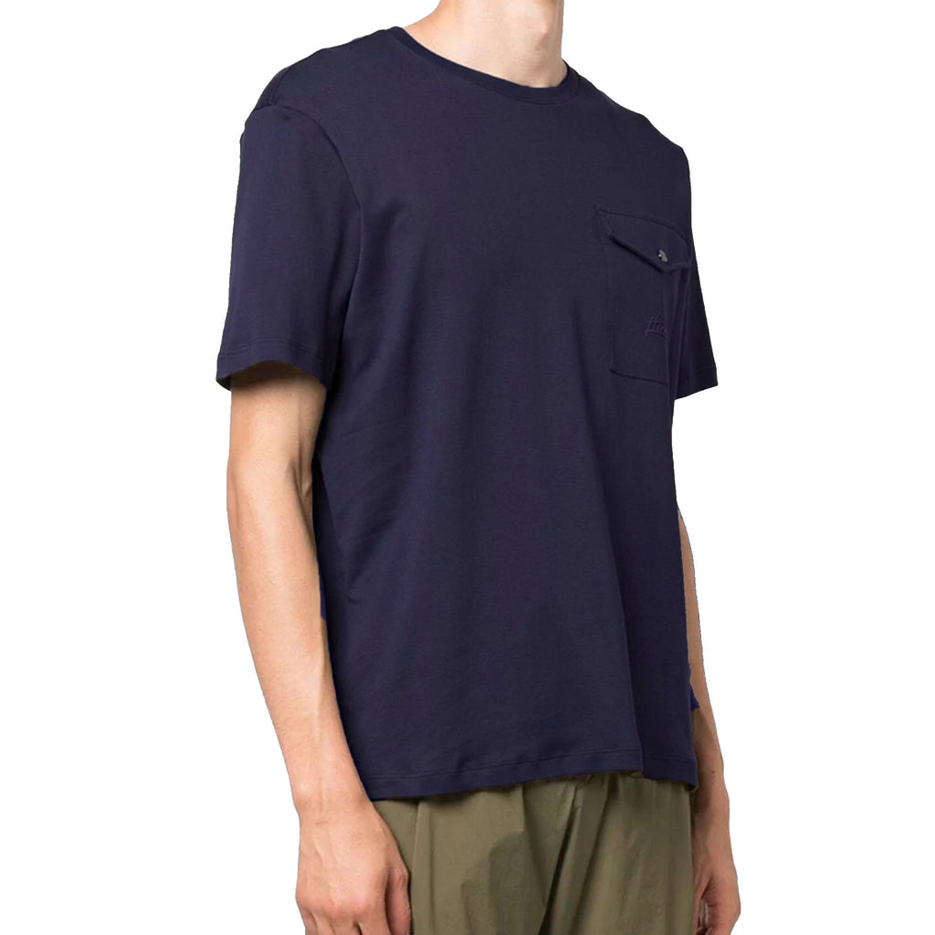 Herno Logo Detailed Crewneck T-shirt – Siebentaschen