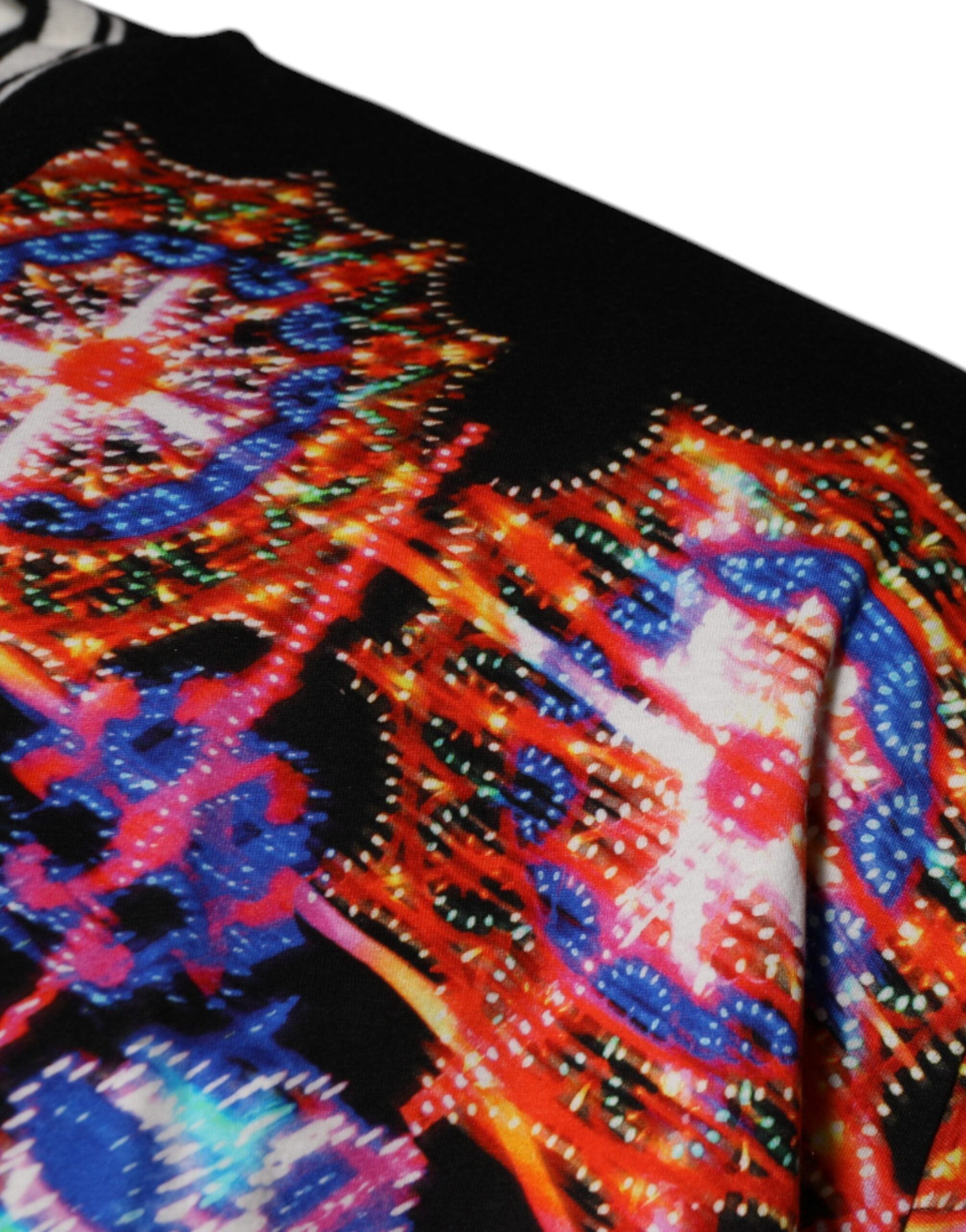 Dolce &amp; Gabbana Multicolor Kaleidoscope Herren Kurzarm-T-Shirt