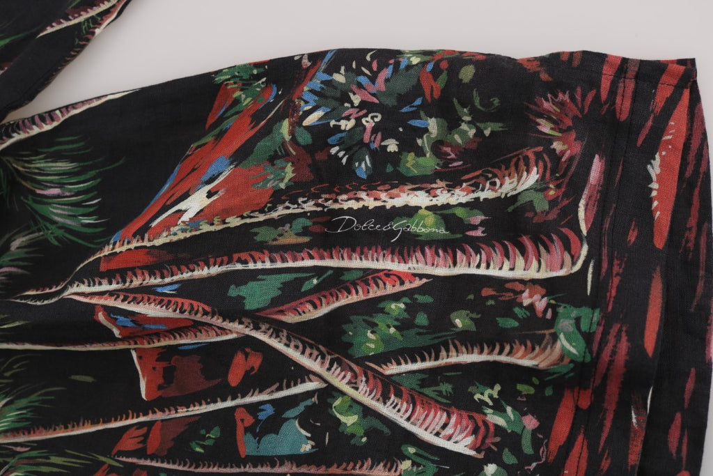 Dolce &amp; Gabbana Poloshirt mit sizilianischem Vulkanmotiv