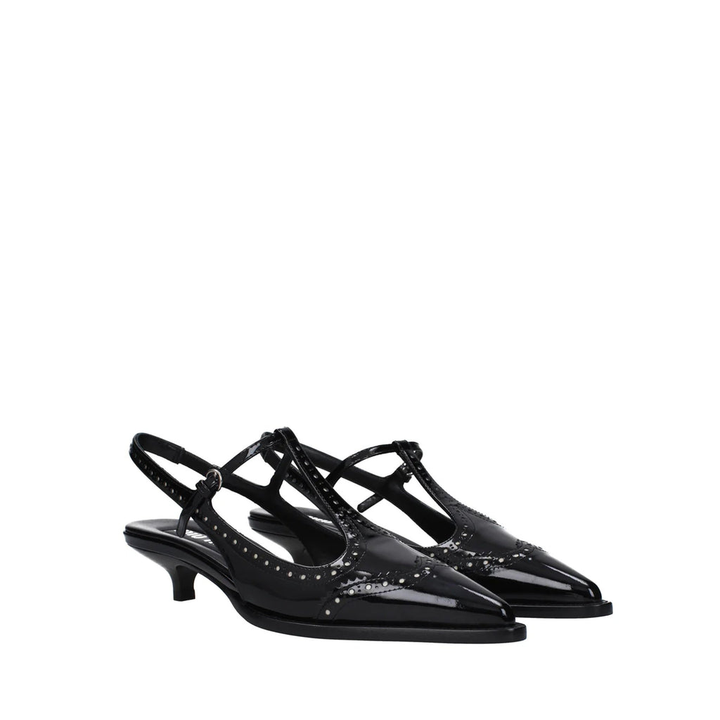 Miu Miu Leather Slingback Pumps