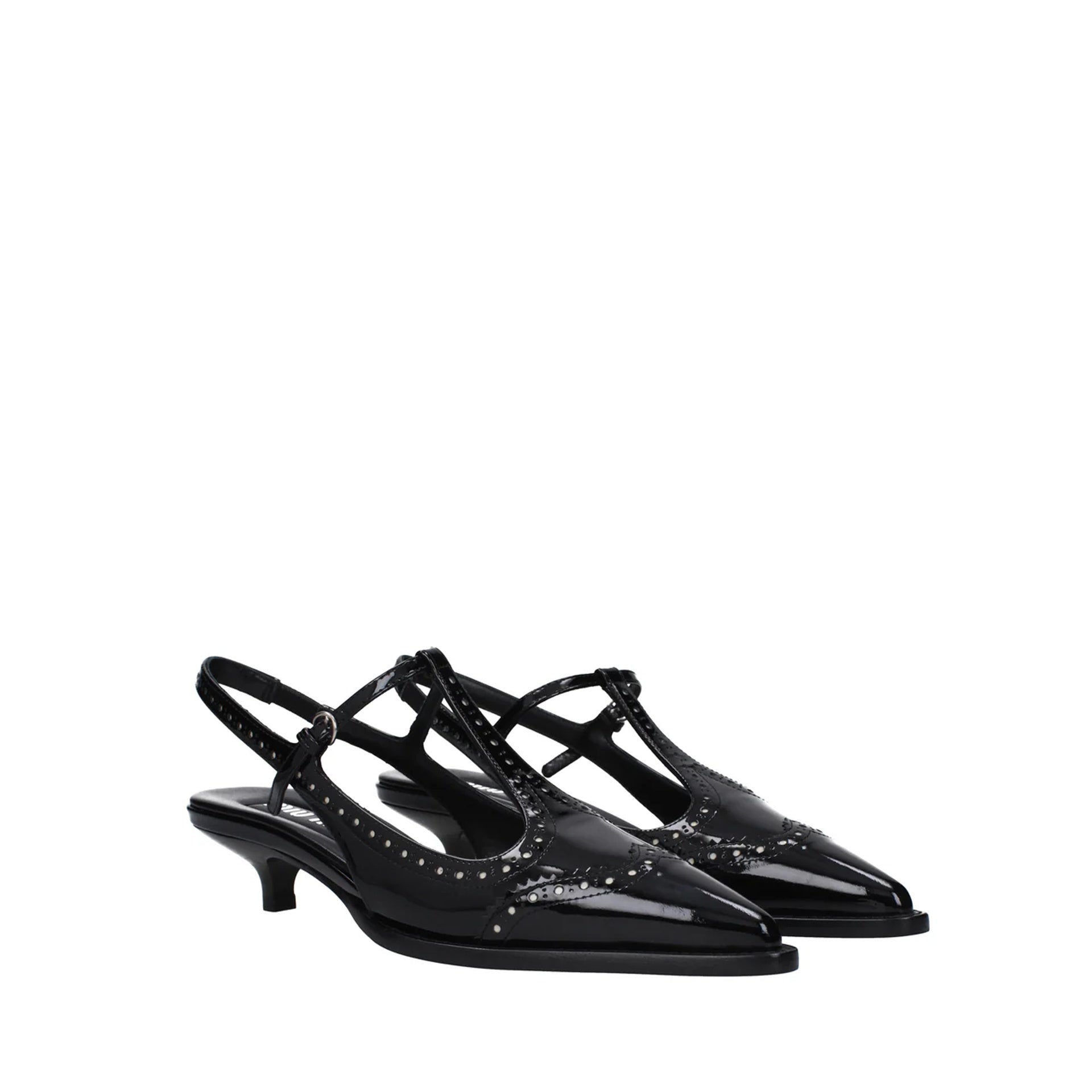 Miu Miu Leather Slingback Pumps