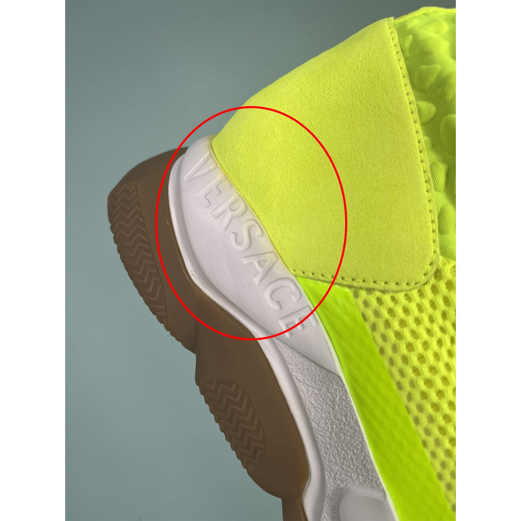 Versace SS19 Neon "Cross Chainer" Sneakers