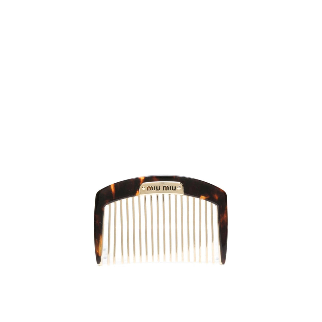 Miu Miu Hair Tortoiseshell Hair Comb One size – Siebentaschen