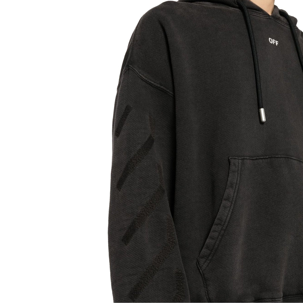 Off-White St. Matthew Over Cotton Hoodie Sweatshirt