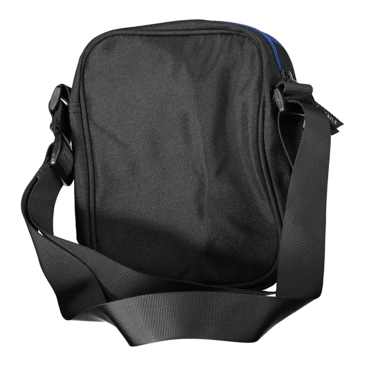 Men’s Black Shoulder Bag with Adjustable Strap