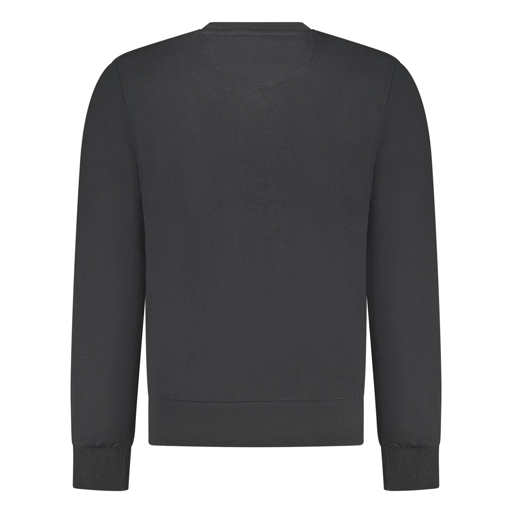 Men’s Black Zip-Up Sweatshirt with Long Sleeves
