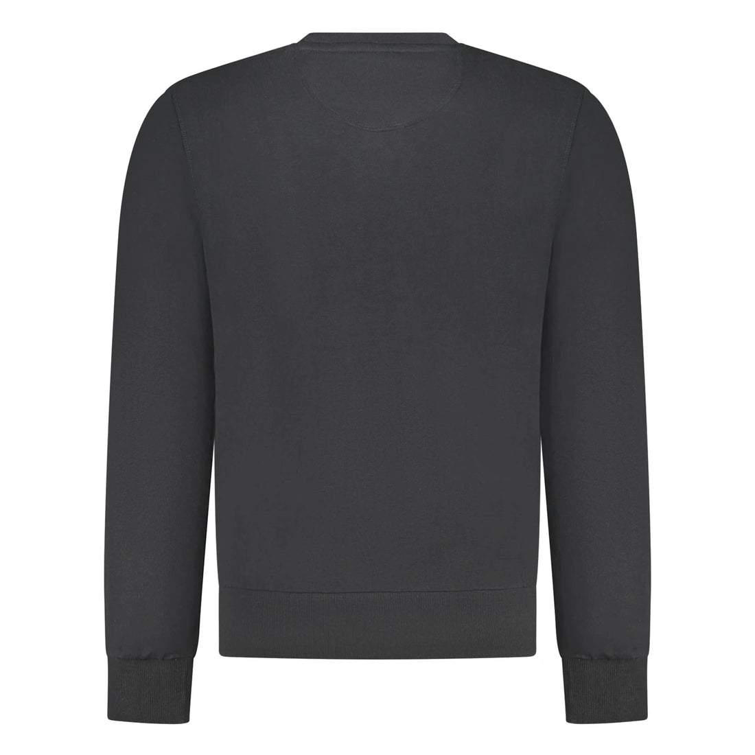 Men’s Black Zip-Up Sweatshirt with Long Sleeves