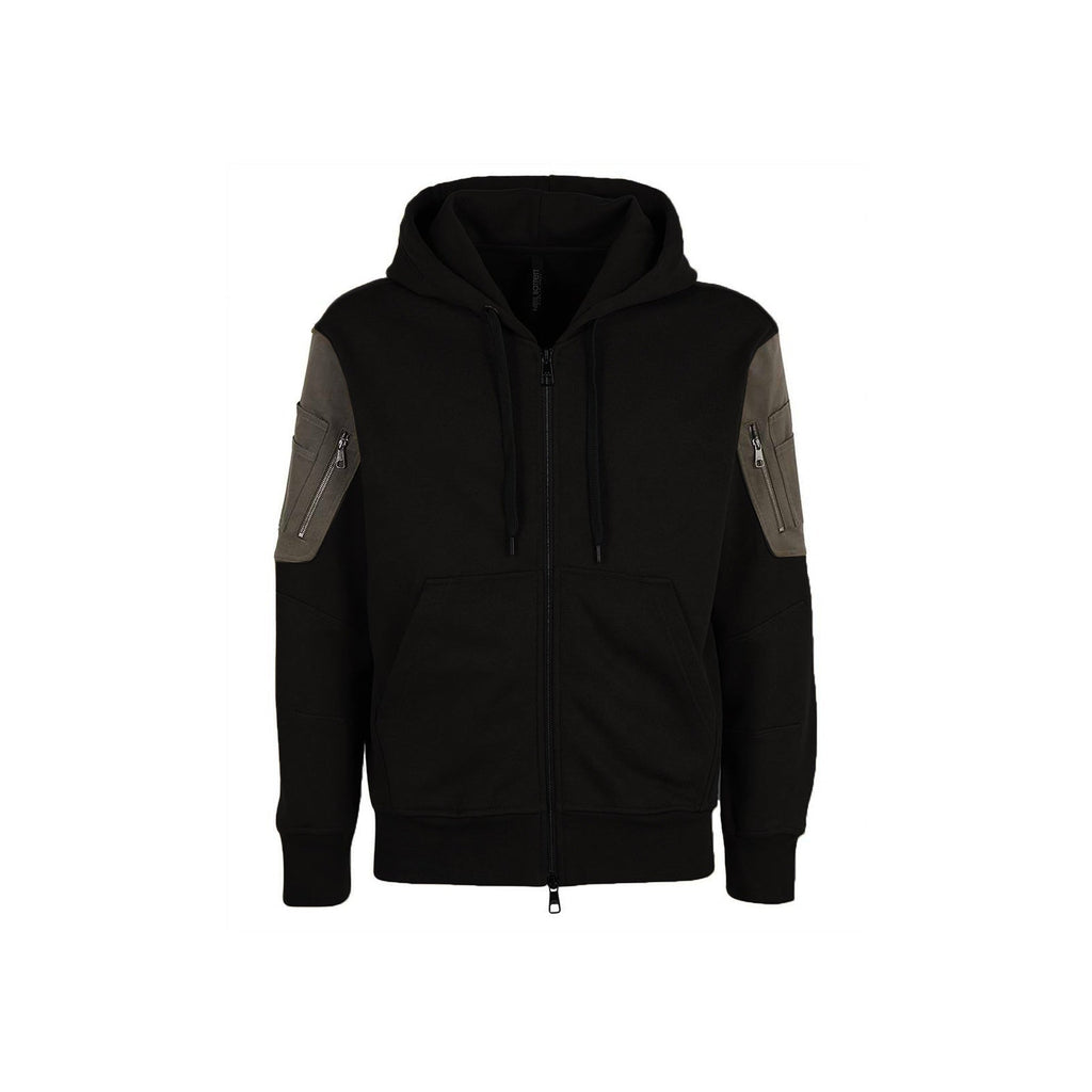 Neil Barrett Cotton Logo Hooded Sweatshirt – Siebentaschen