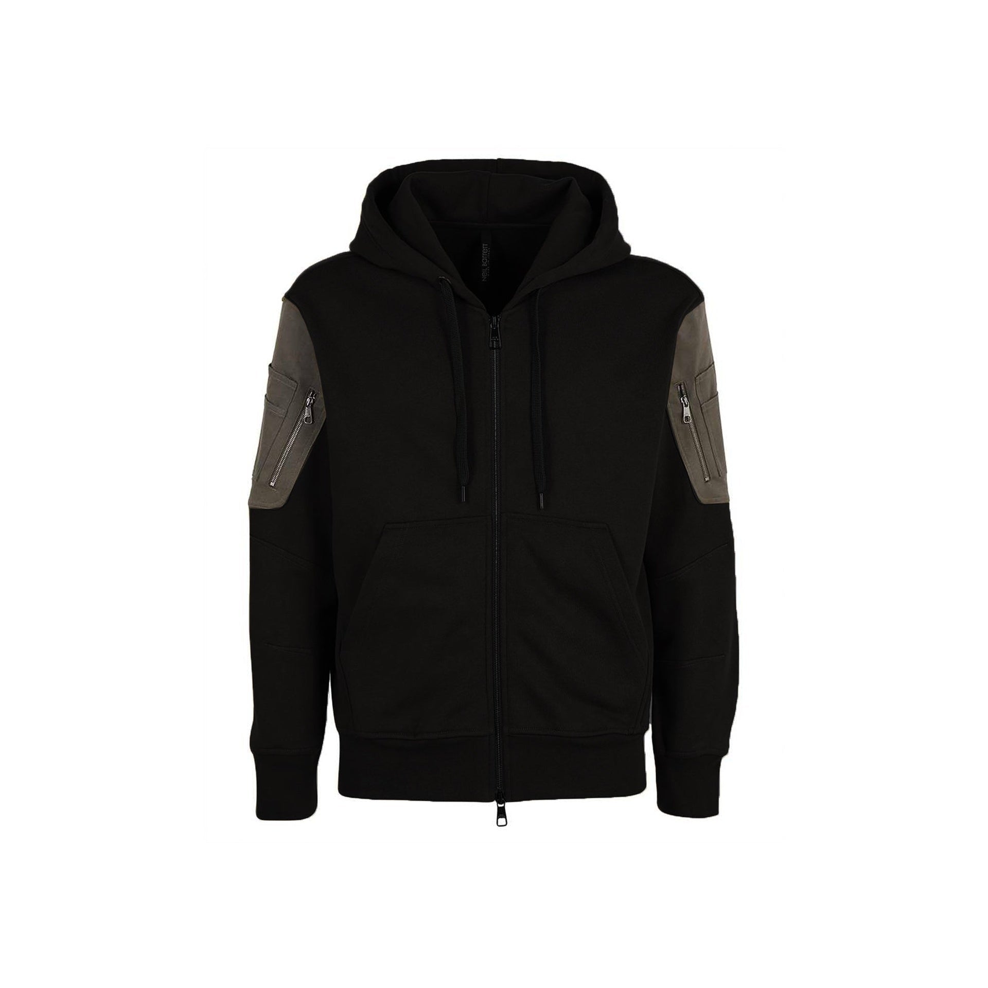 Neil Barrett Cotton Logo Hooded Sweatshirt – Siebentaschen