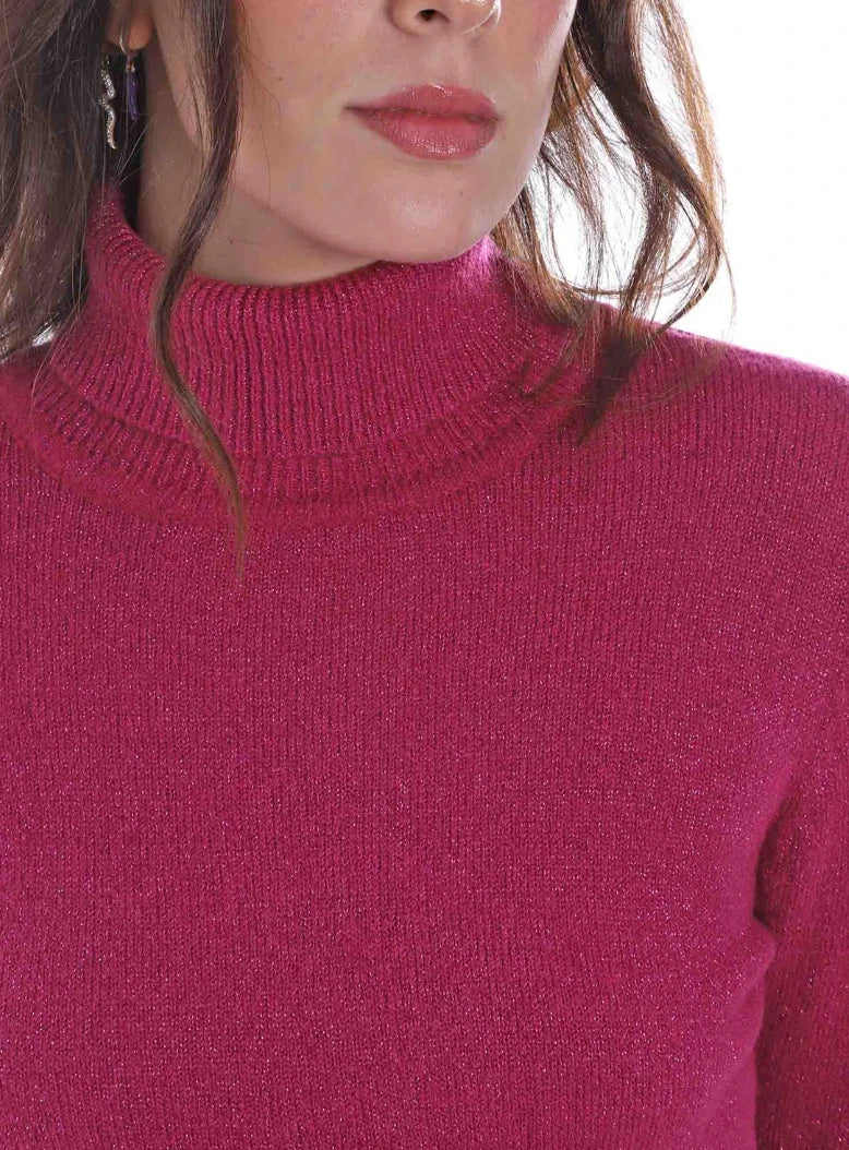 Yes Zee Sweaters Fuchsia Woman