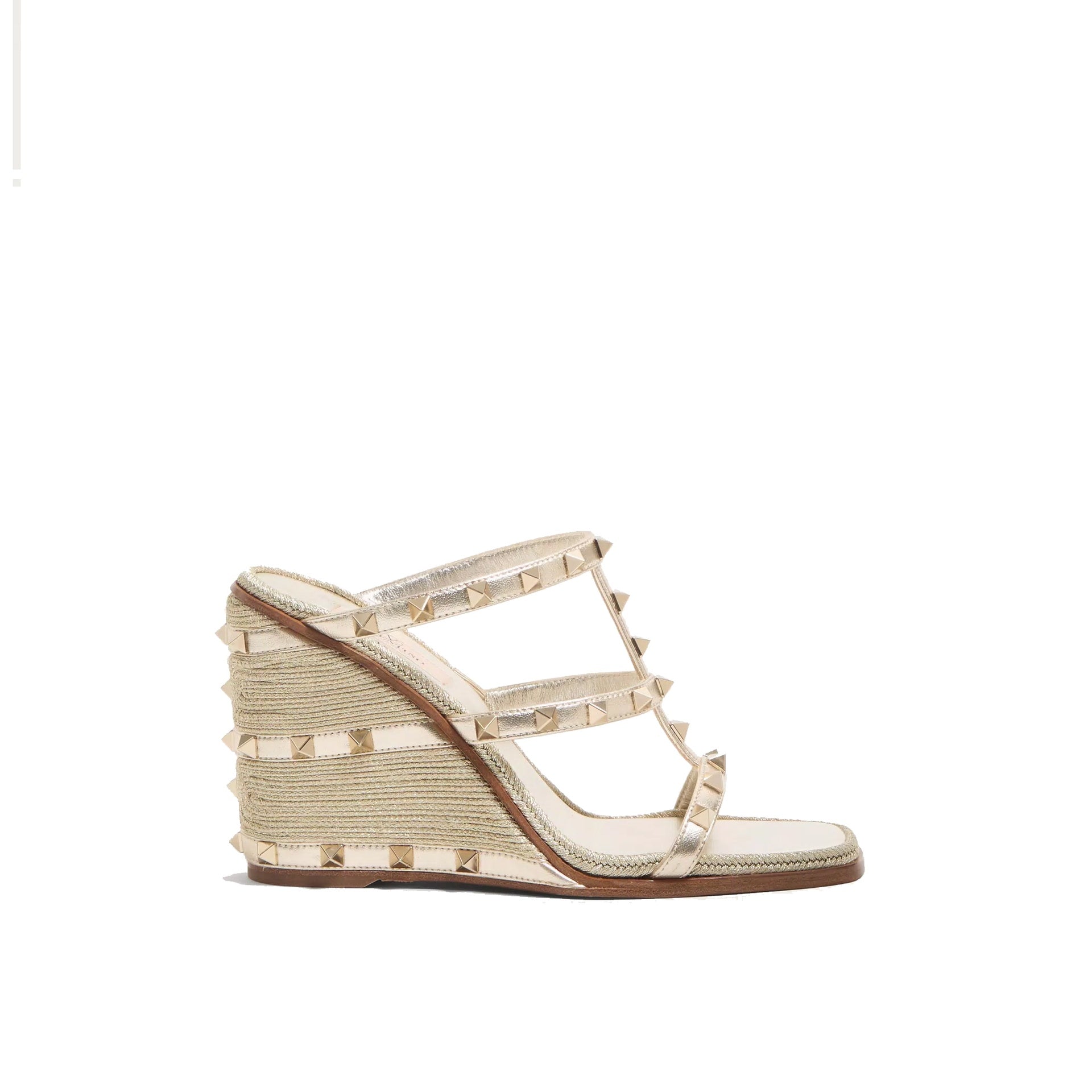 Valentino Garavani Rockstud Wedge Mules
