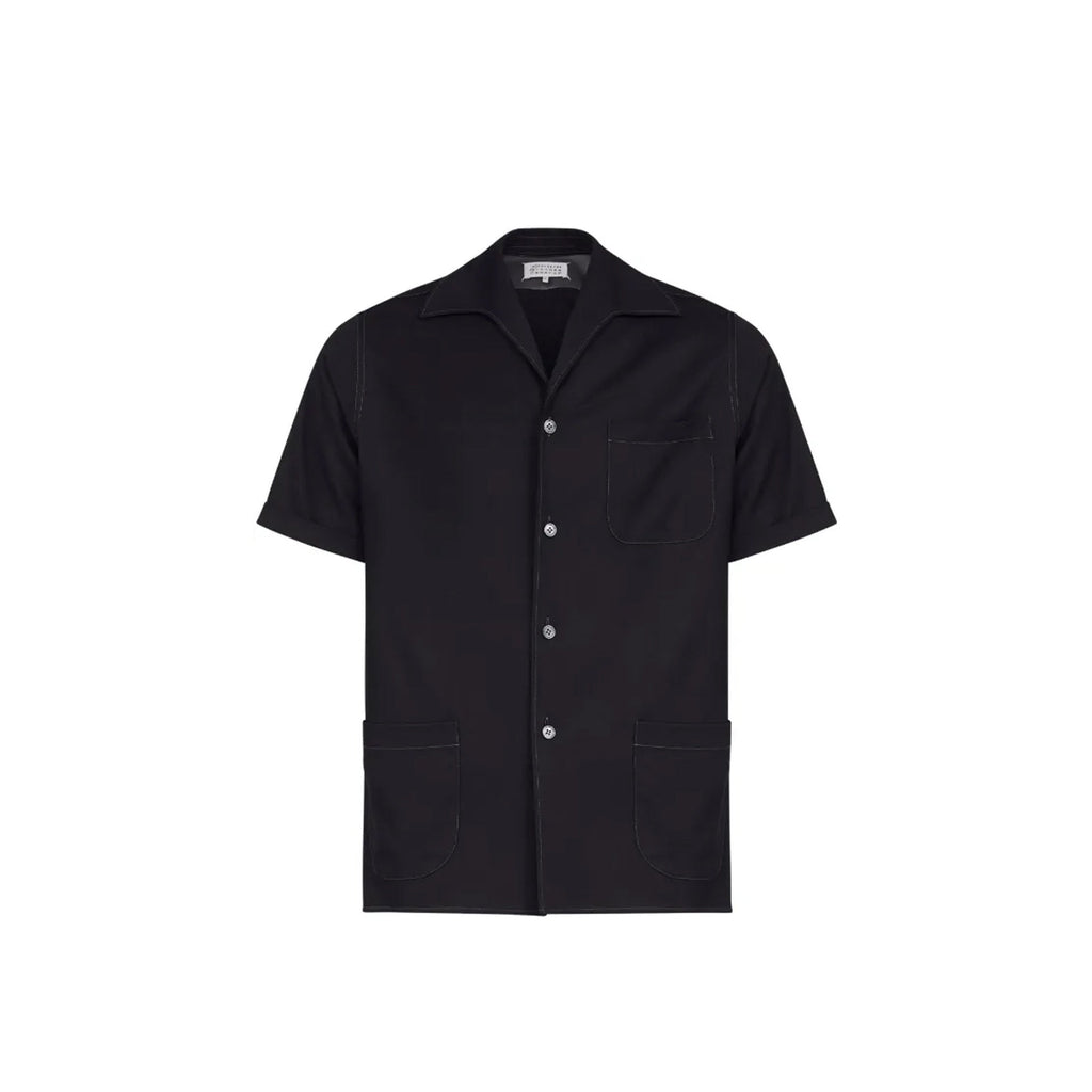 Maison Margiela short-sleeve wool shirt – Siebentaschen