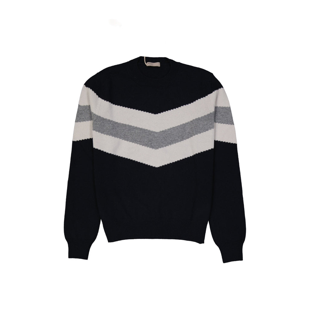 Herno  zigzag-stripe sweater