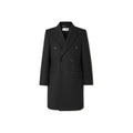 Saint Laurent Double-Breasted Wool Coat
