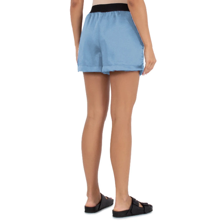 Comme Des Fuckdown shorts Light Blue Woman