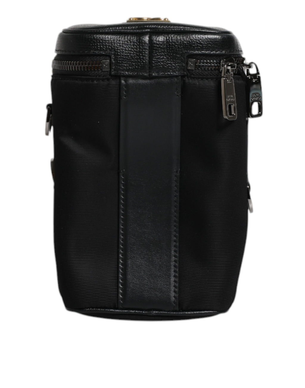 Dolce &amp; Gabbana – Schwarze Umhängetasche aus Leder mit Logo