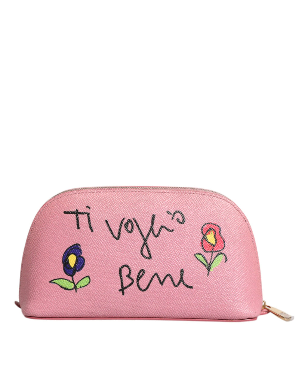 Dolce &amp; Gabbana – Handtasche mit Reißverschluss und DG-Logo in Rosa