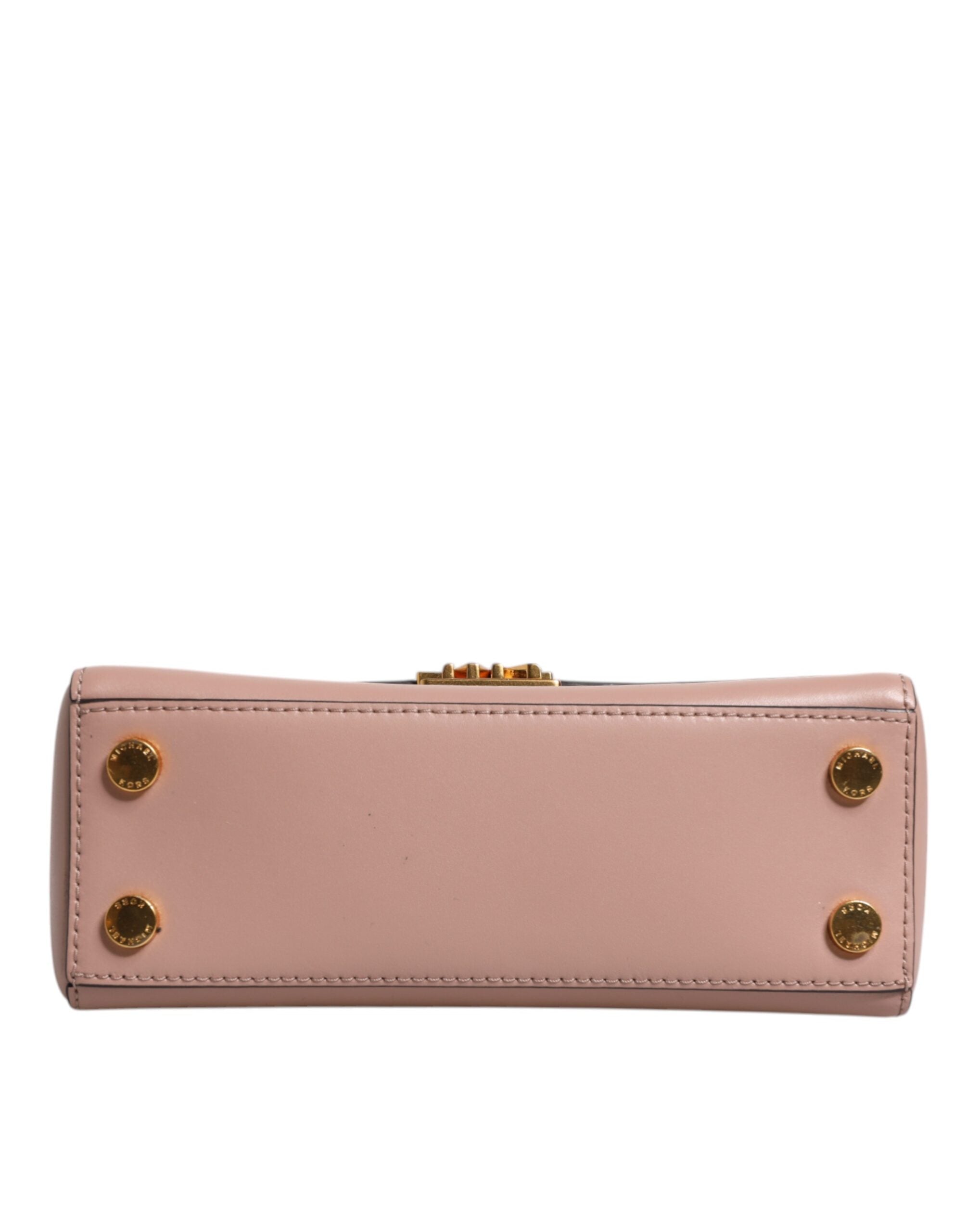 Michael Kors – Umhängetasche „Mindy“ aus rosa Leder mit Logo-Schild