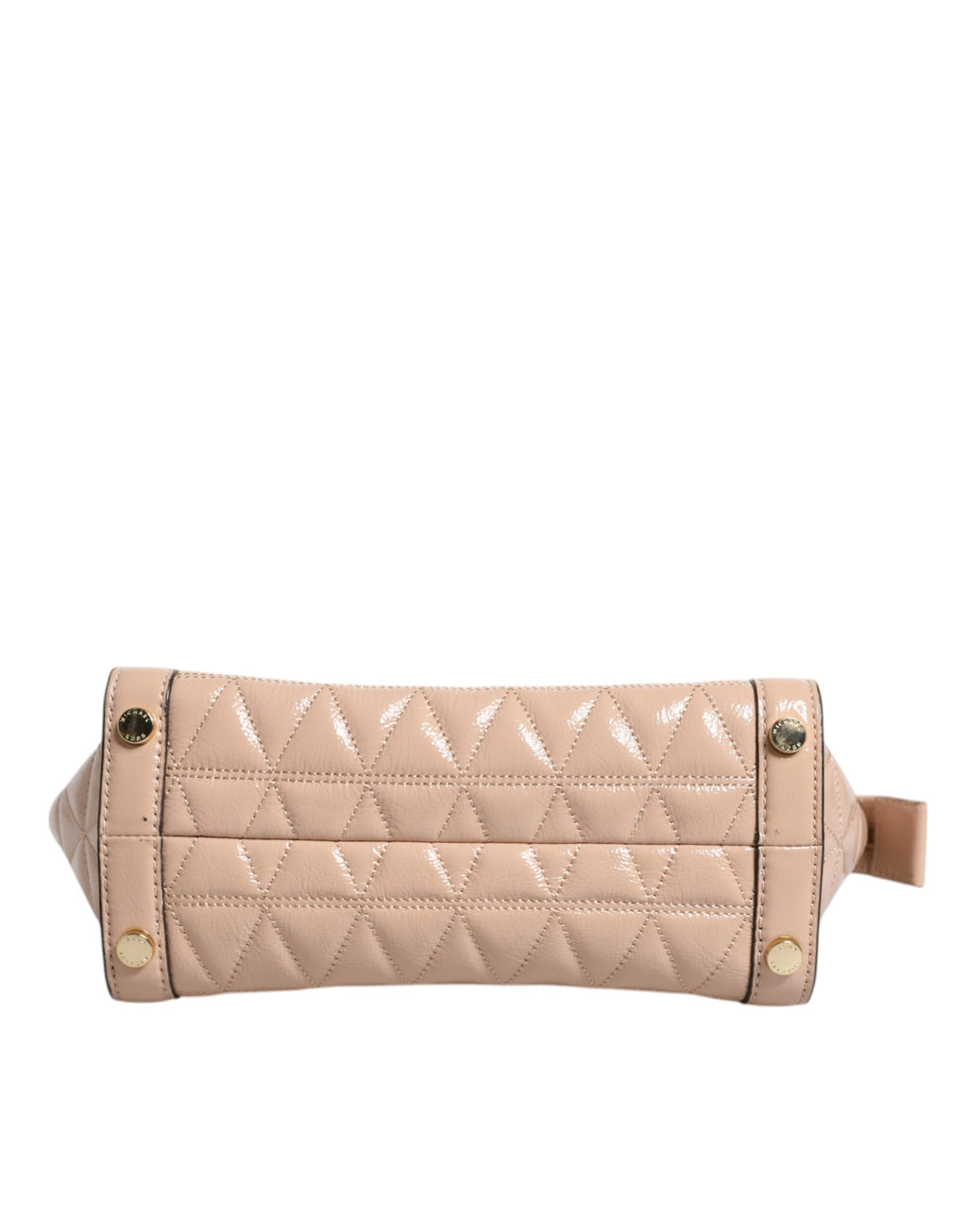 Michael Kors – Umhängetasche „VIVIANNE“ aus gestepptem Leder mit Logo in Pfirsich