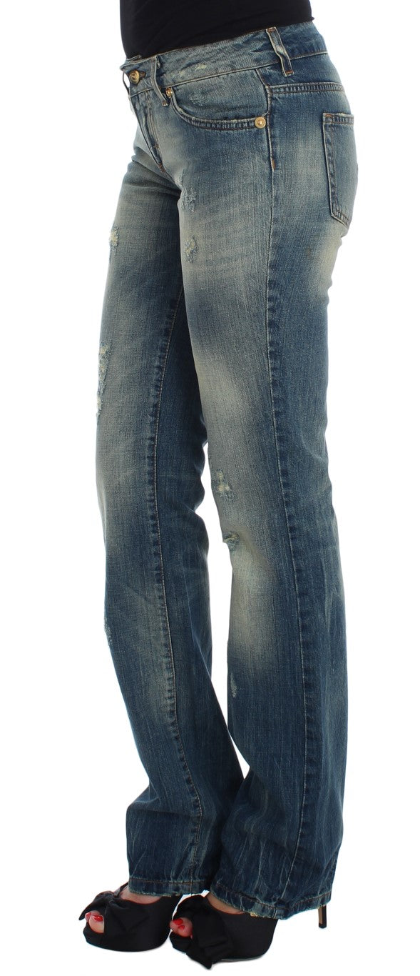 Cavalli – Sleek Flair Leg – Niedrig taillierter Denim