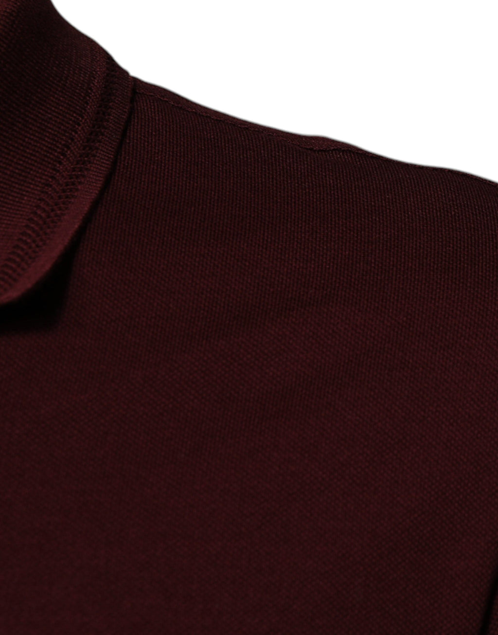 Dolce &amp; Gabbana – Kastanienbraunes Poloshirt mit Kragen und kurzen Ärmeln