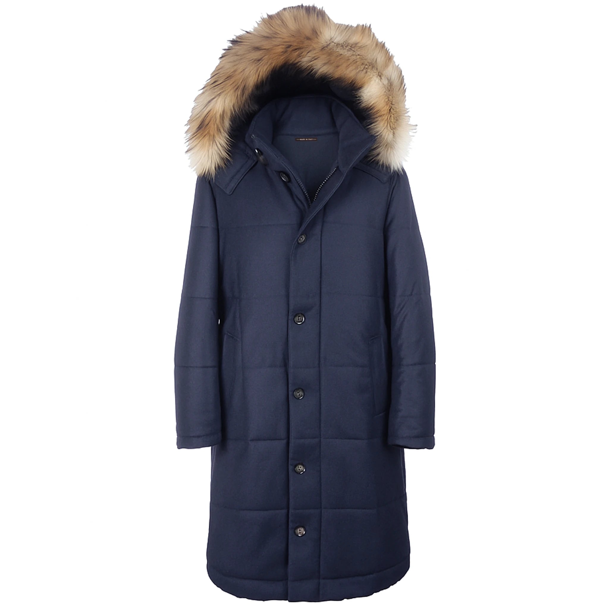 Loro Piana Fabric Coats Blue Man