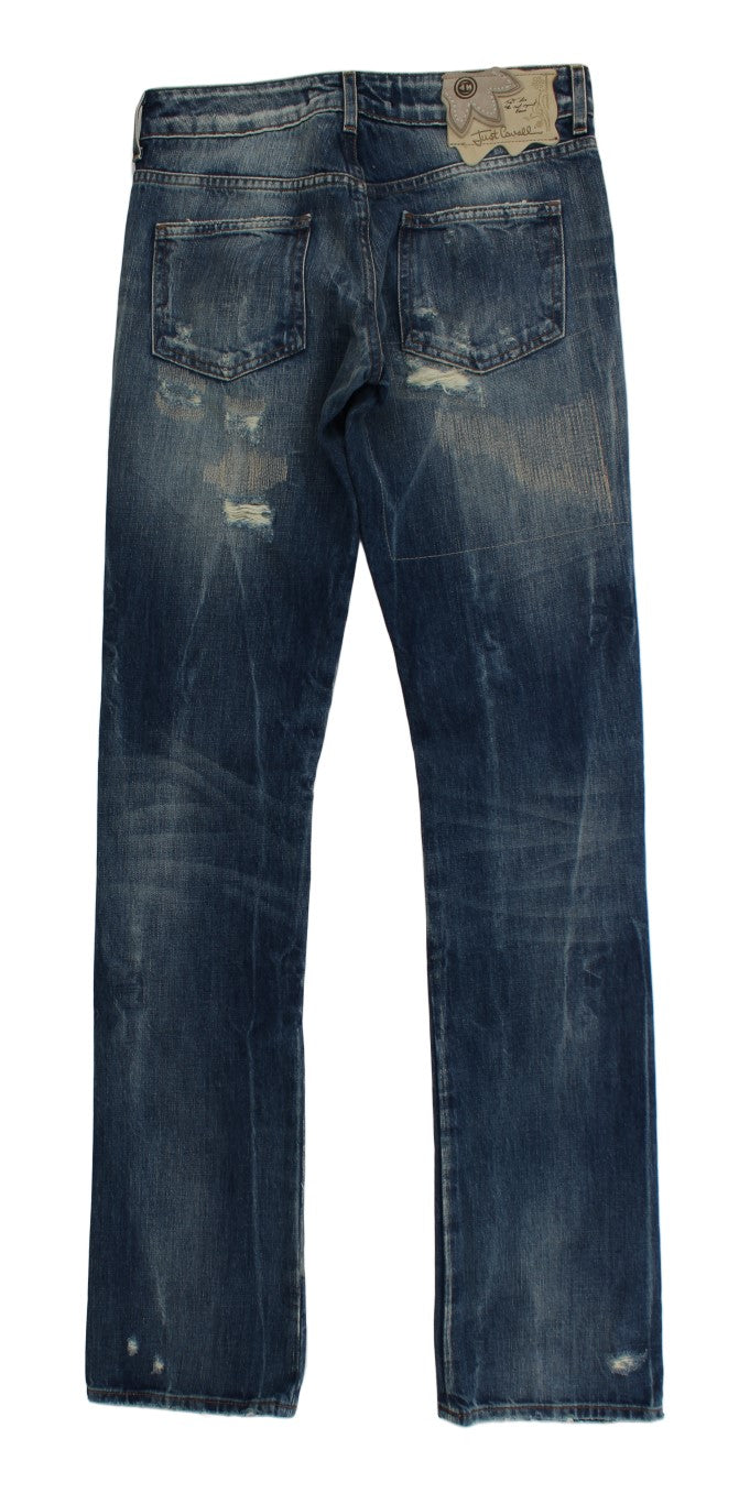 Cavalli – Elegante Flare-Fit-Jeans in Blau