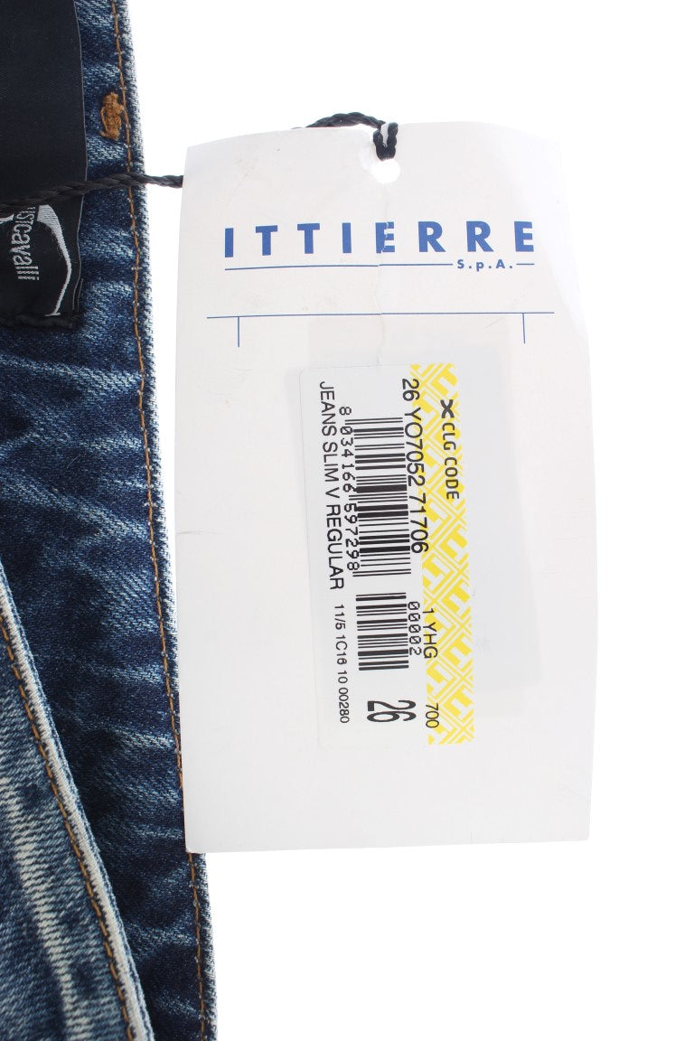 Cavalli – Elegante Flare-Fit-Jeans in Blau