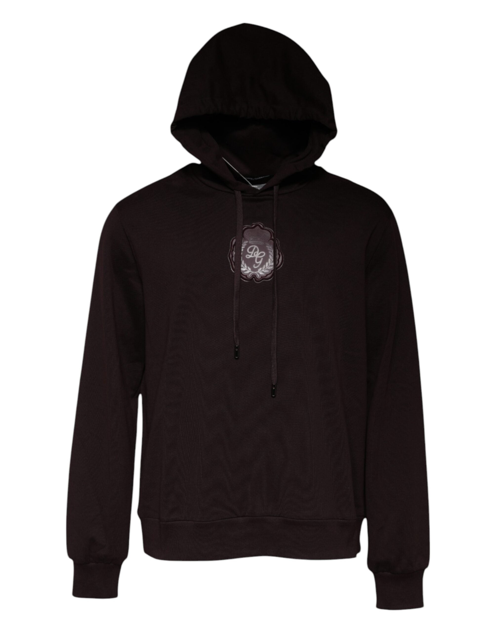 Dolce &amp; Gabbana Braunes Herren-Sweatshirt mit Kapuze aus Baumwolle